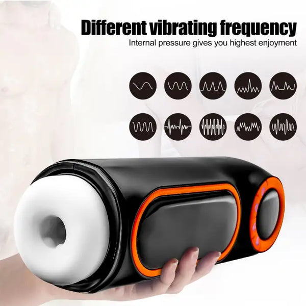 Automatic Sucking Thrusting Vibrating Male Masturbator