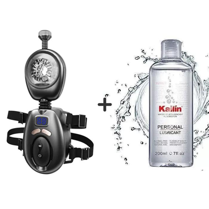 Superbuyg™ Wearable Automatic 9 Swinging 9 Vibrating Male Masturbator