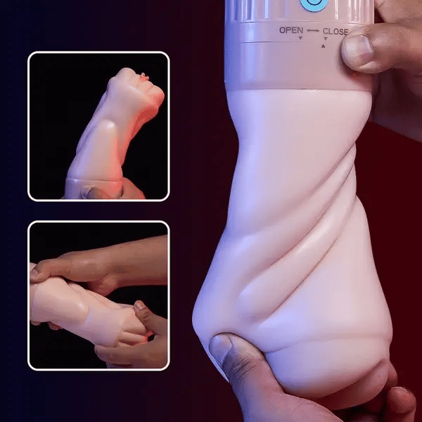 Beate - 5 Sucking Oral Swallowing 10 Vibrating Massage Training Masturbation Cup