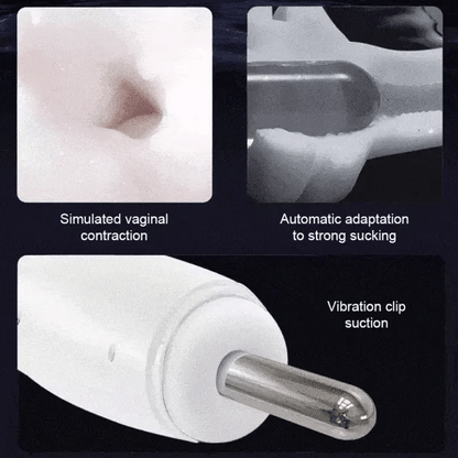 Superbuyg™ ADAMFUN Automatic 7 Sucking and 7 Vibrating Male Masturbator