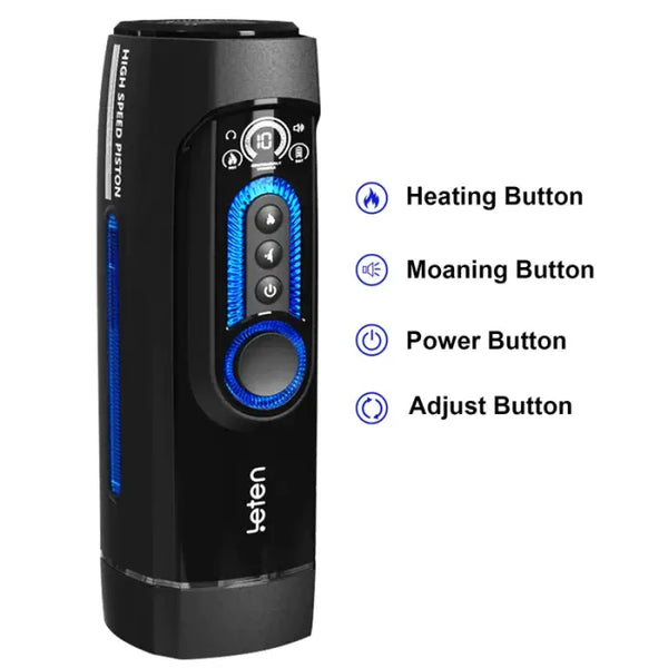 Superbuyg™LETEN Quadruple Piston X9-IV Infinitely Variable Speed Male Masturbator