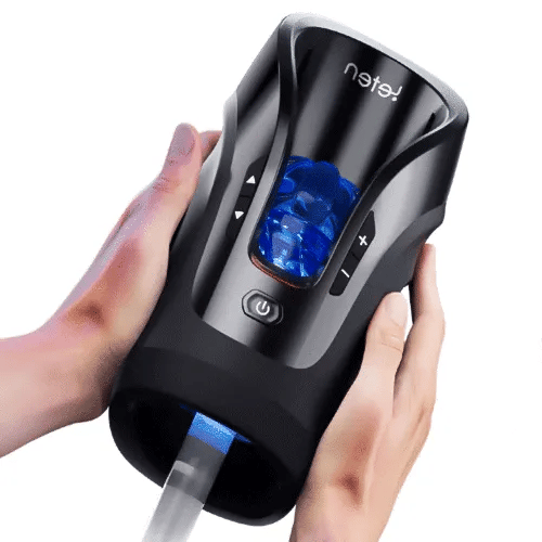 Superbuyg™ LETEN Cannon King Mini 3D Fleshy Telescopic Vibrating Automatic Masturbator