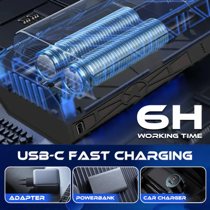 Superbuyg™ Winter Pro — The LED Turbo Blower That Clears Snow in Seconds.