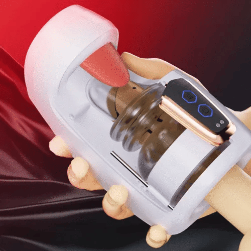 Superbuyg™Blowjob Queen 10 Tapping Thrusting Male Glans Training Stimulator