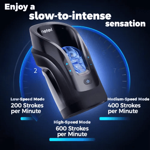 Superbuyg™ LETEN Cannon King Mini 3D Fleshy Telescopic Vibrating Automatic Masturbator