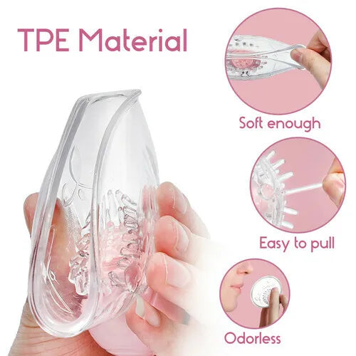 Superbuyg™ 10 Vibrating 360° Rotational Stimulation Nipple & Pussy Sucker