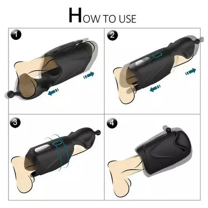 Superbuyg™QMYSKY Dual Motor 10 Vibrating Glans Exerciser