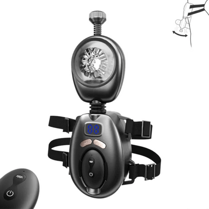Superbuyg™ Wearable Automatic 9 Swinging 9 Vibrating Male Masturbator